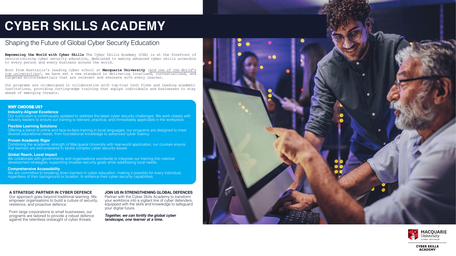 Cyber Skills Academy overview reference visual